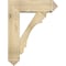 Ekena Millwork Olympic Arts and Crafts Rough Sawn Bracket w/ Offset Brace, Douglas Fir, 8"W x 26"D x 34"H BKT0806X26X34OLY03RDF - alternate 3